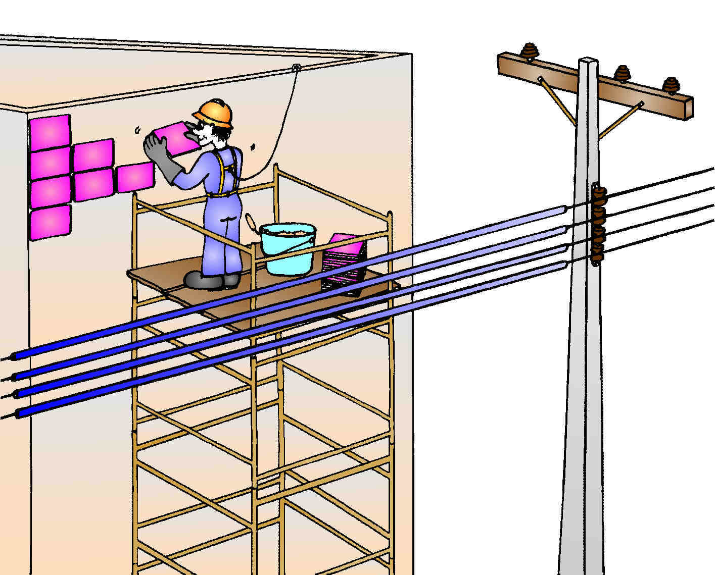 construção civil e a rede elétrica