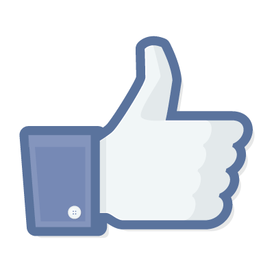 imagem do logotipo do facebokk usado para curtir páginas