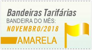bandeira tarifária aneel novembro 2018 amarela