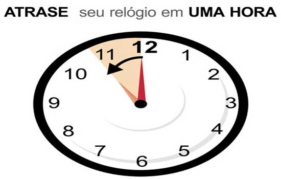 Horário de verão termina neste fim de semana