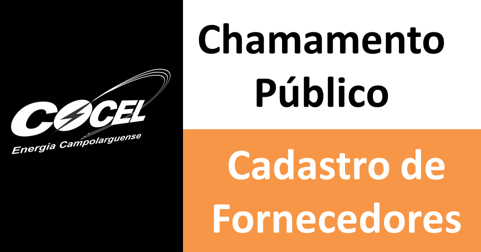 Chamamento Público – cadastro de fornecedores
