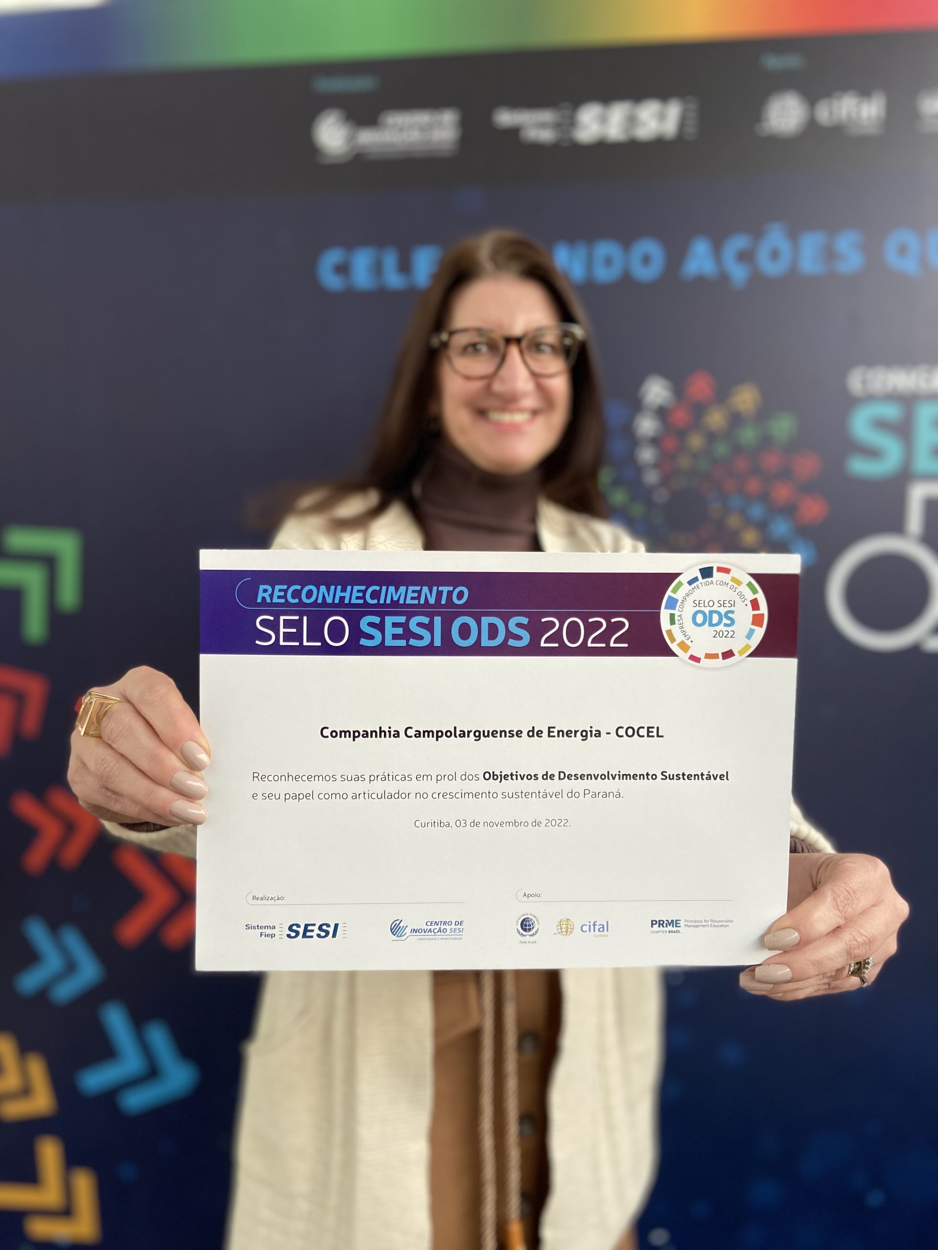 Projeto “Iluminando o saber com eficiência” recebe o Selo Sesi ODS