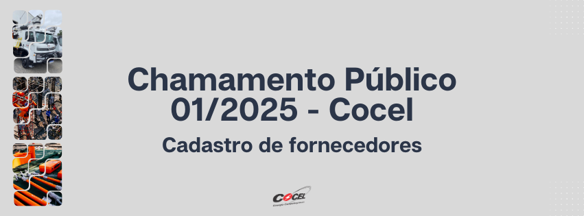 Cadastro de fornecedores