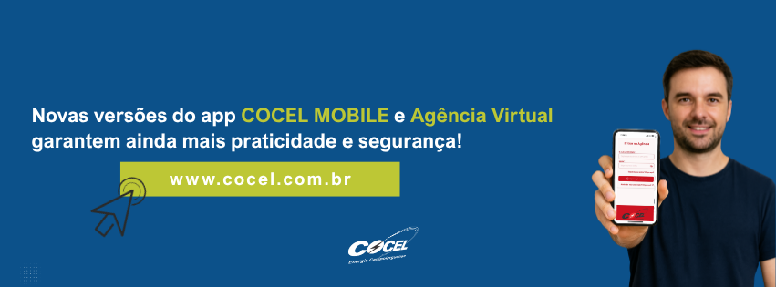 Aplicativo da Cocel é atualizado e acesso aos serviços fica ainda mais prático