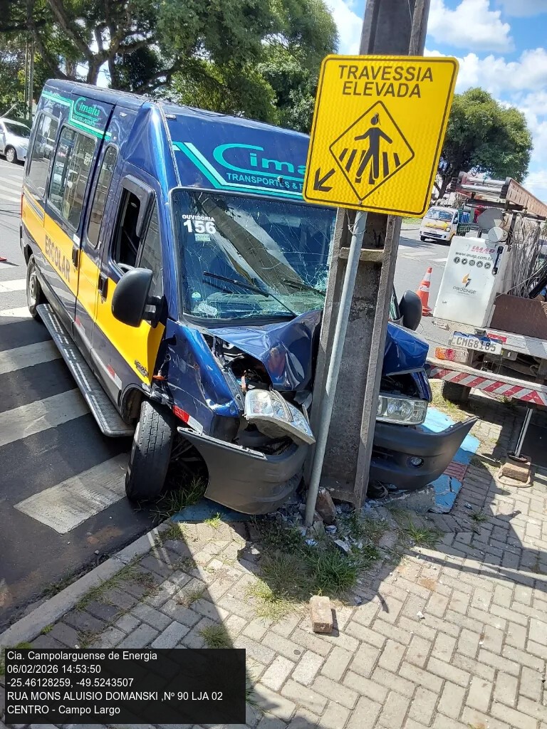 Sete postes já foram atingidos por veículos em 2026
